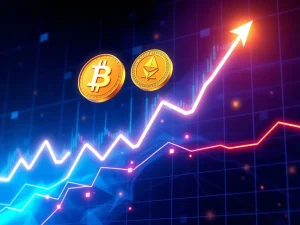 Bitcoin and Ethereum price surge in the cryptocurrency market