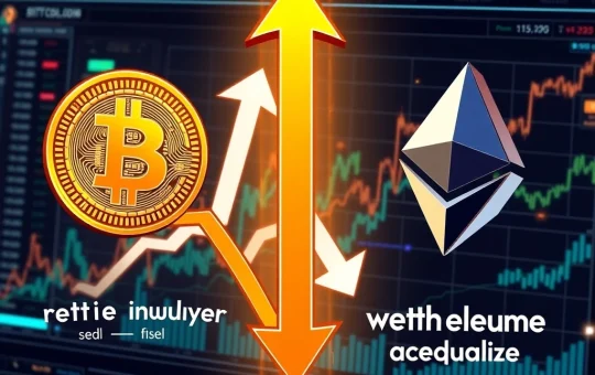 Bitcoin and Ethereum market trends showing retail sell-off and whale accumulation