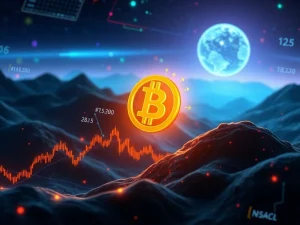 Bitcoin price chart with Fed decision impact analysis