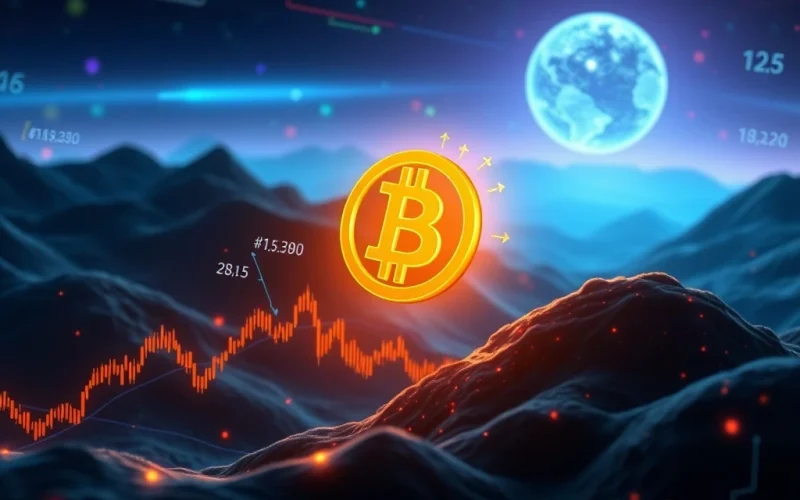 Bitcoin price chart with Fed decision impact analysis