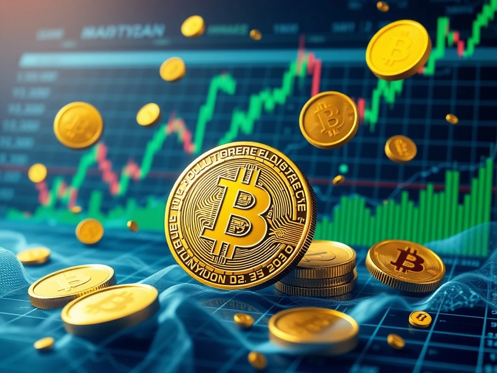 Bitcoin news today showing market reactions to Fed policy and GDP data