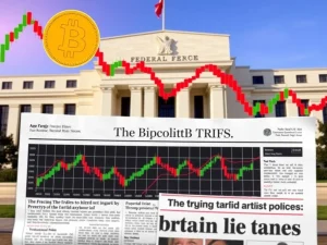 Bitcoin price volatility amid Fed rate cut discussions and Trump tariffs
