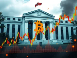 Bitcoin price drops sharply as Fed holds rates amid inflation concerns