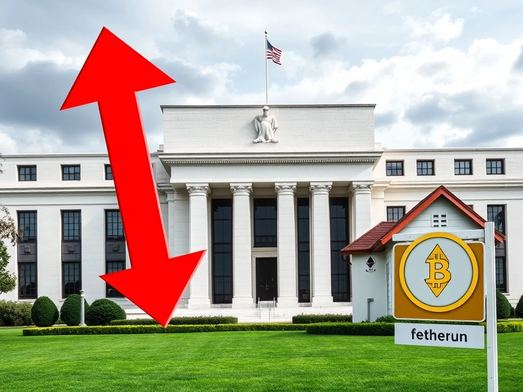 BlackRock CIO Rick Rieder discussing Fed rate policy's impact on housing, affecting Bitcoin News and broader markets.