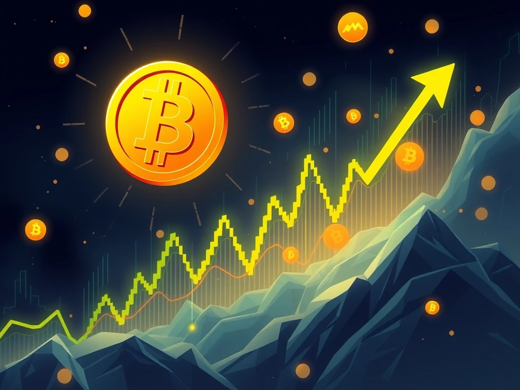 Bitcoin price chart with new investors driving bullish momentum