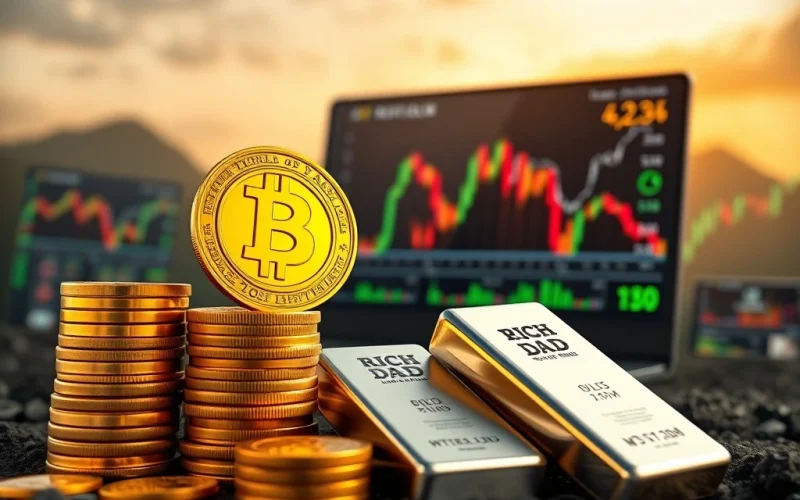 Bitcoin News Today: Robert Kiyosaki's investment strategy for gold, silver, and Bitcoin amidst market volatility.