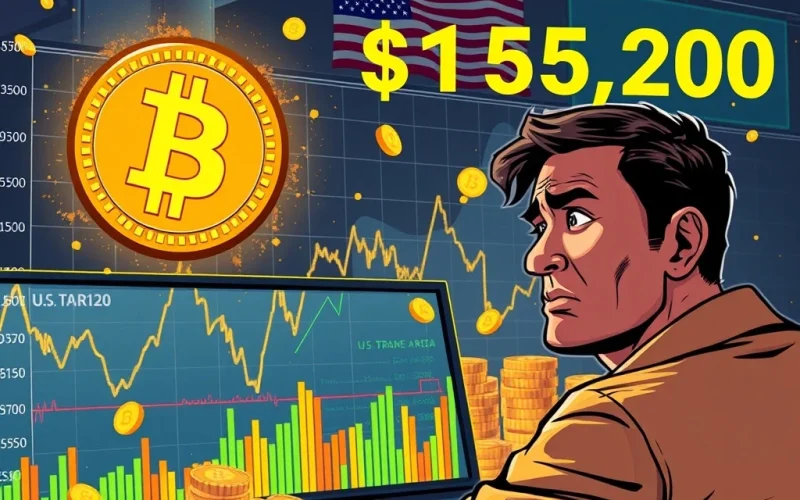 Bitcoin price crashing below $115,200 amid U.S. tariffs and market sell-off