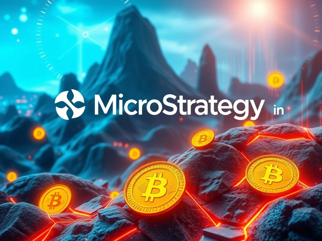Institutional investors analyzing Bitcoin-tied stock offering in a modern boardroom