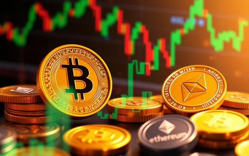 Bitcoin and Ethereum market trends on OKX exchange with altcoins gaining traction