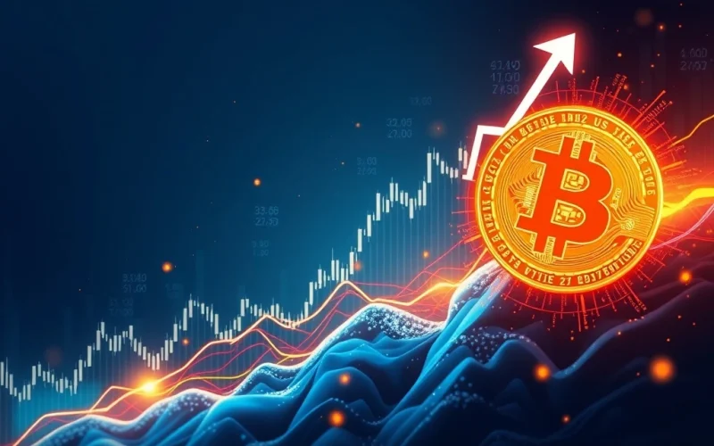 Bitcoin price chart surging towards $118.8K resistance amid U.S. inflation data