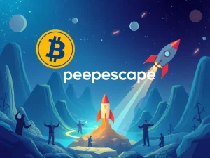 Bitcoin news featuring Pepescape's $1M presale success and GigaCEX launch
