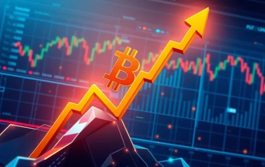 Bitcoin price chart showing resilience amid large BTC sales