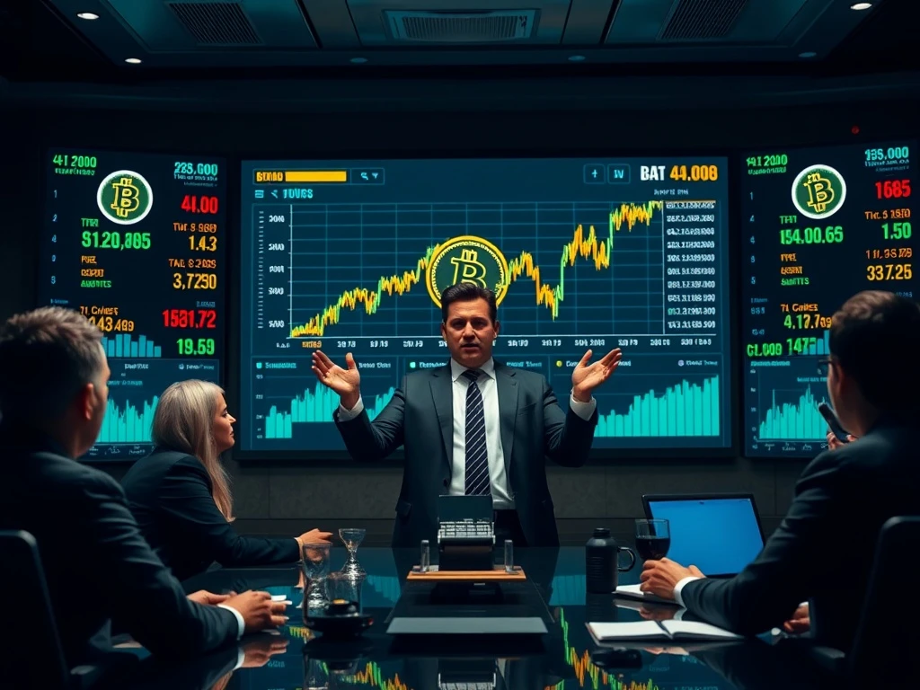 Michael Saylor presenting Bitcoin strategy during crucial Q2 earnings report