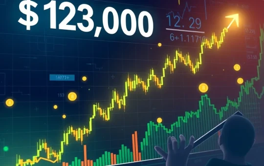 Bitcoin price surging past $123,000 in a bullish short squeeze scenario