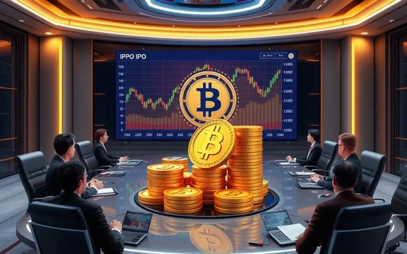 Strategy’s $2.5B Bitcoin treasury acquisition displayed on a digital screen