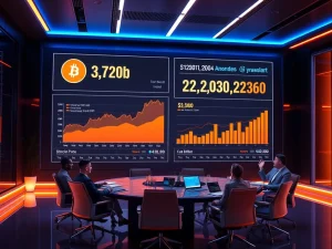 Corporate Bitcoin strategy dashboard showing $2.5B STRC offering impact