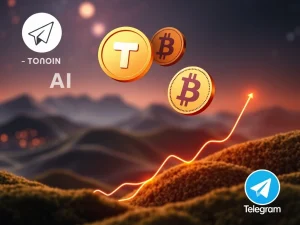 Toncoin price prediction by GROK AI with Bitcoin and Telegram integration