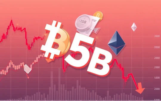 A chart illustrating the BTC price drop and ETH price volatility following a significant Bitcoin options expiry event.