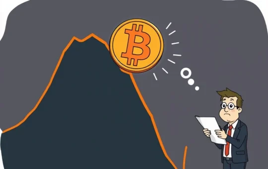 Bitcoin price chart showing overvaluation and bubble risks