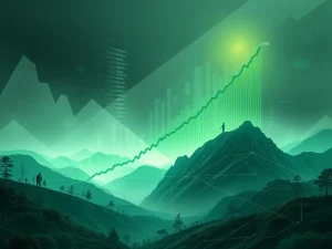 A chart illustrating Bitcoin price consolidating around $118,000, showing key resistance and support levels in the crypto market.