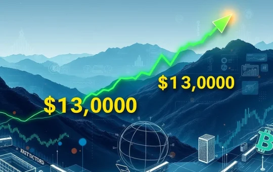 Bitcoin price chart displaying a crucial $110,000 support level, indicating the path towards a $130,000 Bitcoin target.