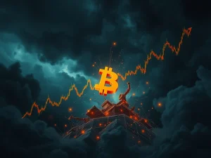 Bitcoin price crashing amid market volatility and macro concerns