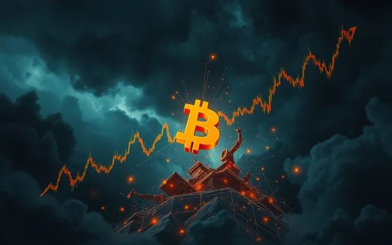 Bitcoin price crashing amid market volatility and macro concerns