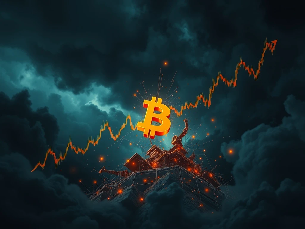 Bitcoin price crashing amid market volatility and macro concerns