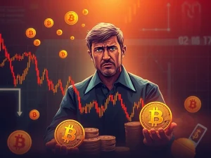 Bitcoin price drops amid tariff fears and profit-taking in the cryptocurrency market.