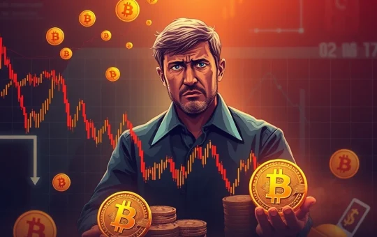 Bitcoin price drops amid tariff fears and profit-taking in the cryptocurrency market.