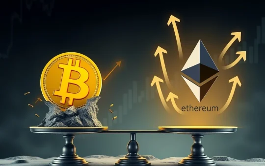 Bitcoin price struggles against a backdrop of Ethereum DeFi growth, highlighting a key crypto market analysis.