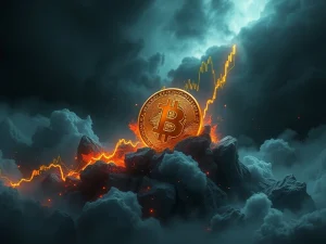 Bitcoin price drop amid market uncertainty and volatility