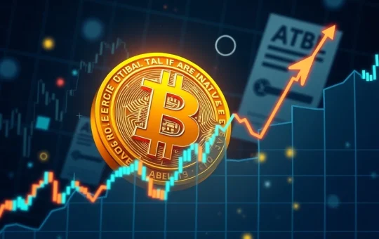 Bitcoin price chart with institutional buying and regulatory clarity influencing market trends