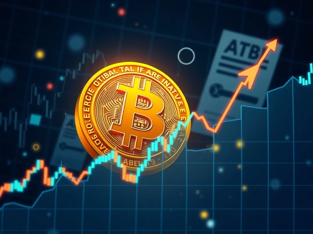 Bitcoin price chart with institutional buying and regulatory clarity influencing market trends