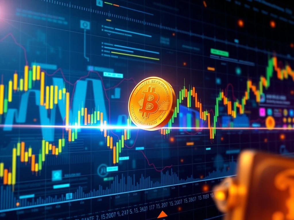 Bitcoin price chart showing consolidation amid institutional buying activity