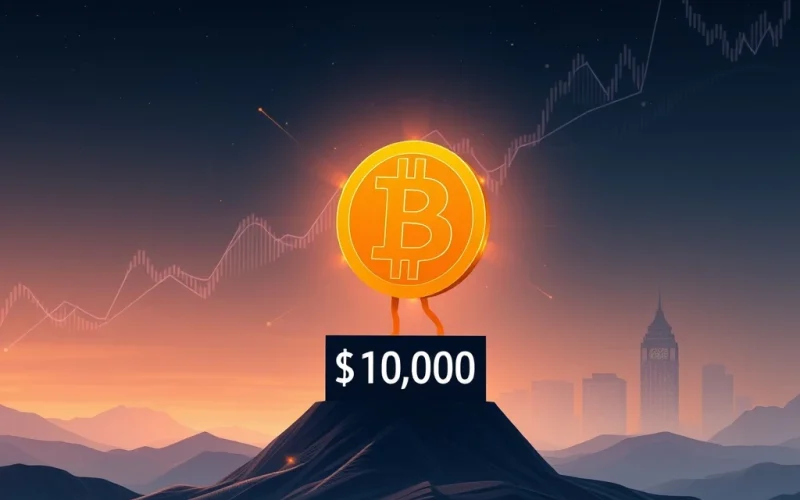 Bitcoin price chart showing remarkable stability above $110,000 amidst a significant sell-off, highlighting market resilience.