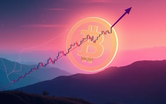 A Bitcoin price chart illustrating an inverse head and shoulders pattern, signaling a potential surge towards $144K, representing a crucial Bitcoin price prediction.
