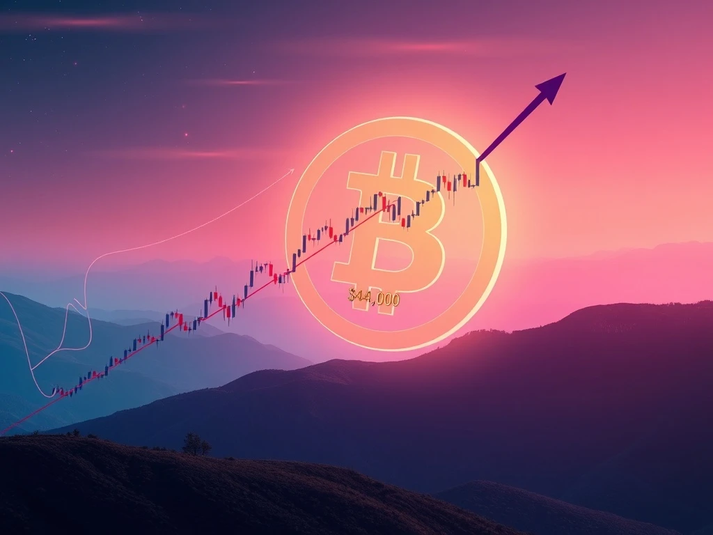 A Bitcoin price chart illustrating an inverse head and shoulders pattern, signaling a potential surge towards $144K, representing a crucial Bitcoin price prediction.