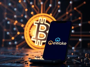 Visualizing the Bitcoin quantum threat and the rise of WeWake's user-friendly, walletless crypto presale.