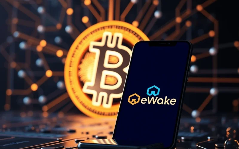 Visualizing the Bitcoin quantum threat and the rise of WeWake's user-friendly, walletless crypto presale.