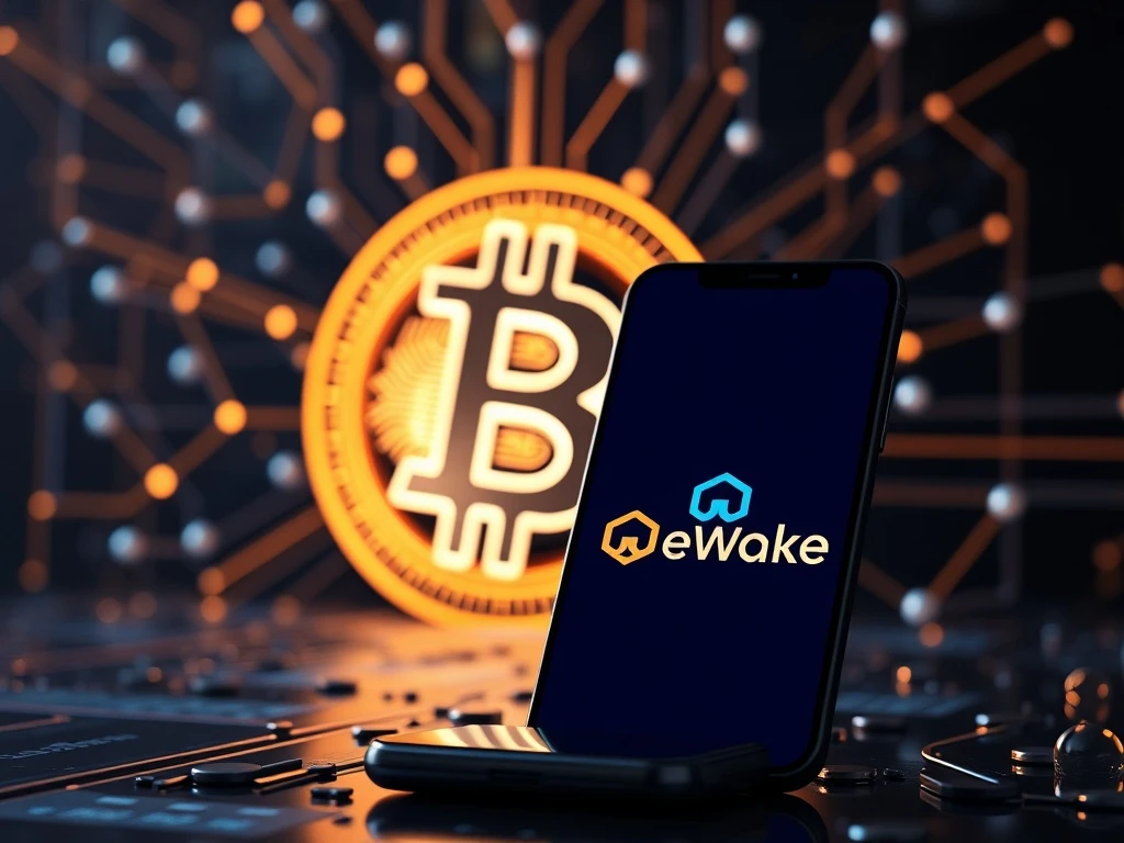 Visualizing the Bitcoin quantum threat and the rise of WeWake's user-friendly, walletless crypto presale.