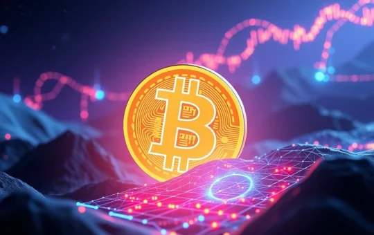 A conceptual image illustrating Bitcoin's vulnerability to quantum threats while a secure, user-friendly WeWake platform emerges as a solution for crypto security.