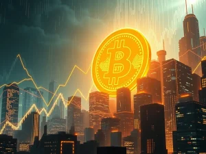 Visualizing Bitcoin's monumental achievement as its Realized Cap surpasses $1 trillion, driven by strong ETF inflows.