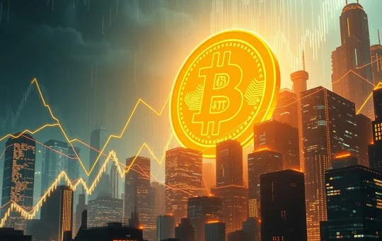 A visual representation of Bitcoin's growth and institutional adoption, highlighting the $1 trillion Bitcoin realized cap milestone.