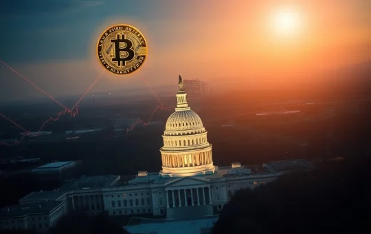 A visual representation of Bitcoin's impressive surge, driven by the US Bitcoin reserve initiative, reaching new heights.