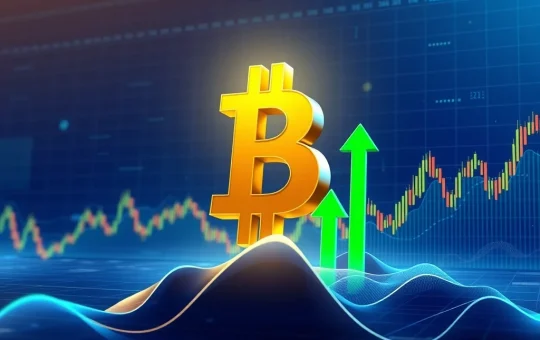 An image symbolizing Bitcoin resilience, showing a strong Bitcoin icon standing firm against market fluctuations, representing its strategic strength and the insights from on-chain metrics.