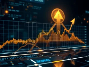 A Bitcoin chart displaying the Relative Strength Index (RSI) at 75, indicating an overbought state, symbolizing the ongoing Bitcoin bull run predicted by PlanB.