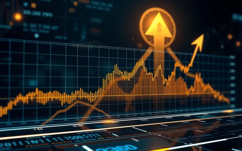 A Bitcoin chart displaying the Relative Strength Index (RSI) at 75, indicating an overbought state, symbolizing the ongoing Bitcoin bull run predicted by PlanB.