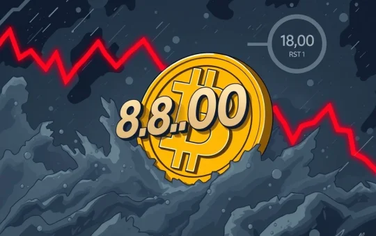 Bitcoin RSI chart showing historic lows amidst a massive Galaxy Digital BTC sell-off, indicating market stress.