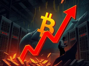 Bitcoin sell-off intensifies as whales and miners offload holdings, signaling market correction.